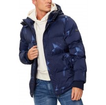 GUESS STRETCH PUFFA JACKET ΜΠΟΥΦΑΝ ΑΝΔΡΙΚΟ NAVY