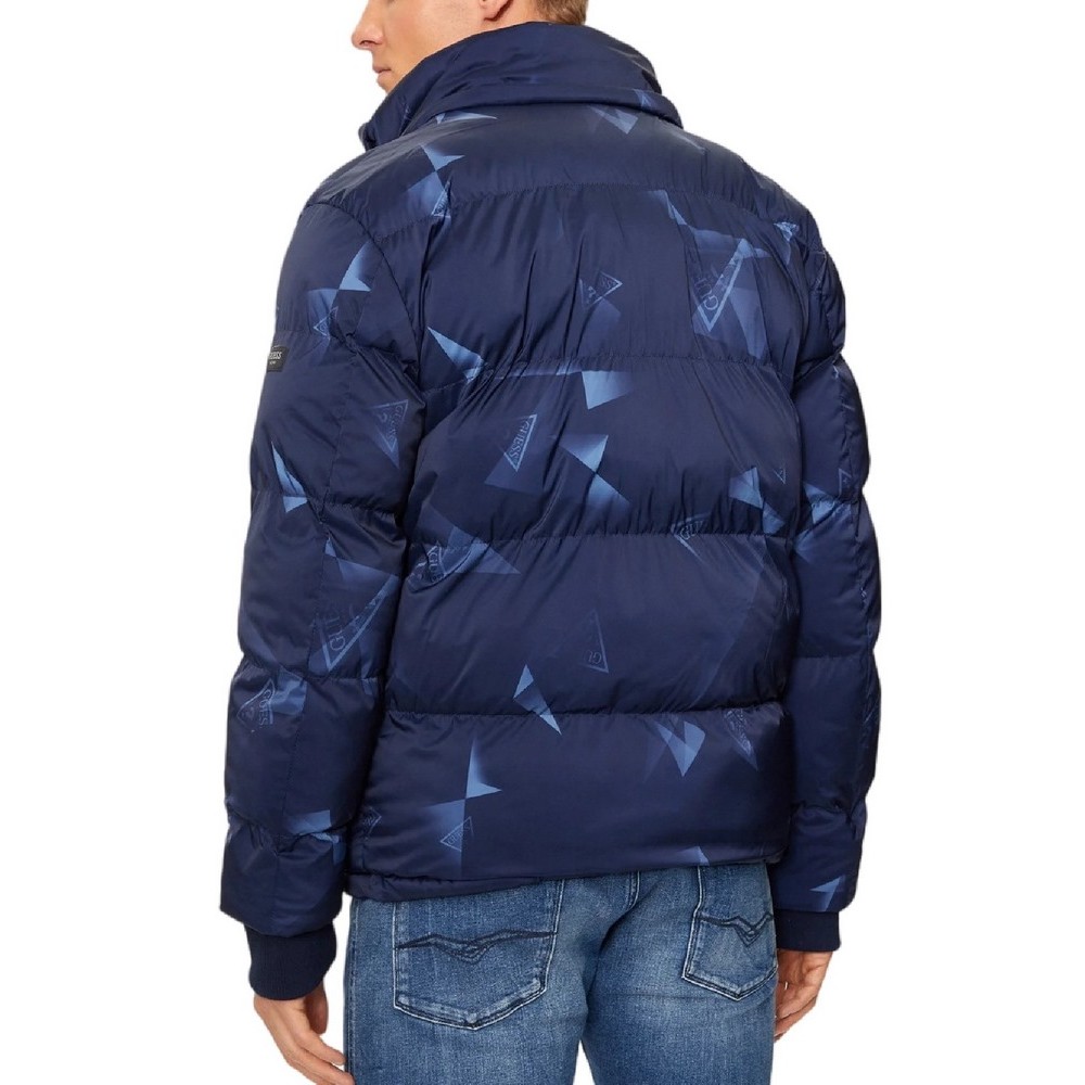 GUESS STRETCH PUFFA JACKET ΜΠΟΥΦΑΝ ΑΝΔΡΙΚΟ NAVY