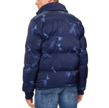 GUESS STRETCH PUFFA JACKET ΜΠΟΥΦΑΝ ΑΝΔΡΙΚΟ NAVY