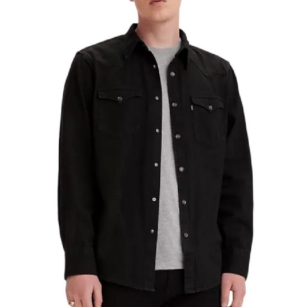 LEVIS BARSTOW WESTERN STANDARD 857440002 ΠΟΥΚΑΜΙΣΟ ΑΝΔΡΙΚΟ BLACK