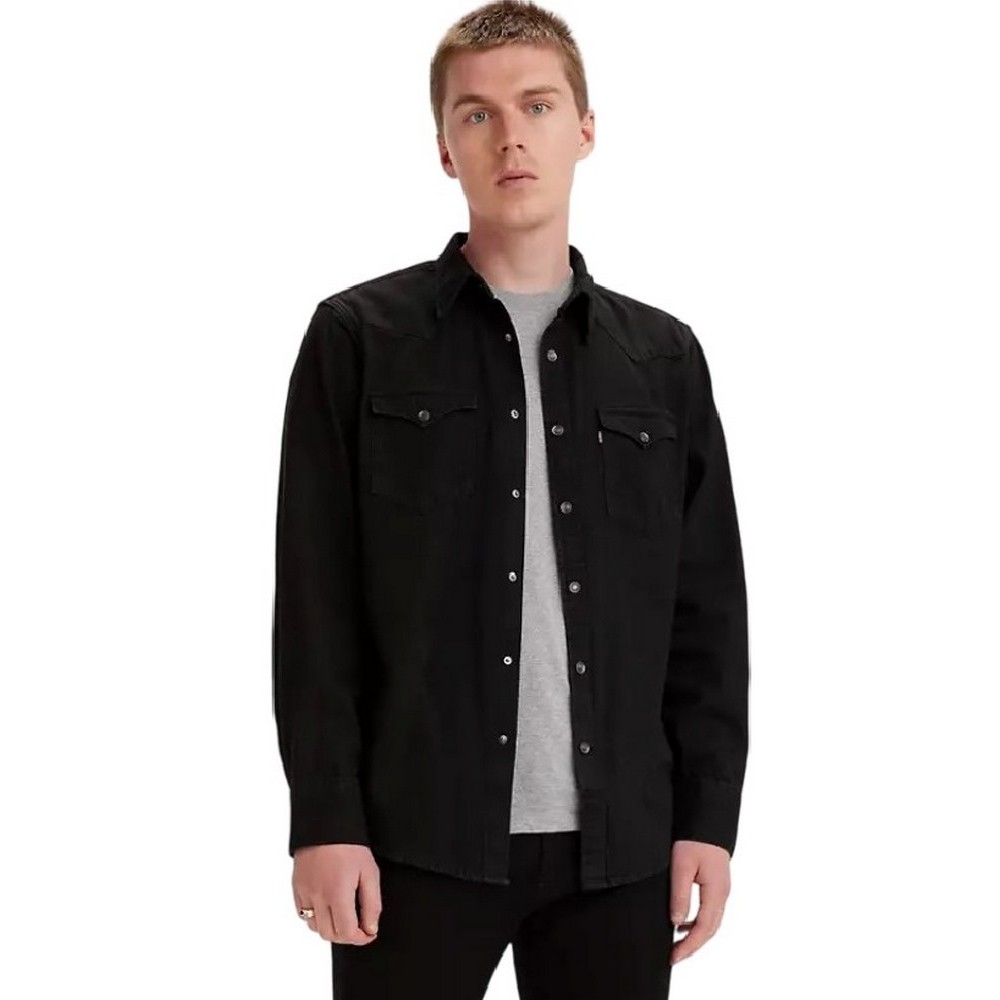 LEVIS BARSTOW WESTERN STANDARD 857440002 ΠΟΥΚΑΜΙΣΟ ΑΝΔΡΙΚΟ BLACK