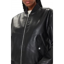 CALVIN KLEIN JEANS FAUX LEATHER BOMBER JACKET ΜΠΟΥΦΑΝ ΓΥΝΑΙΚΕΙΟ BLACK