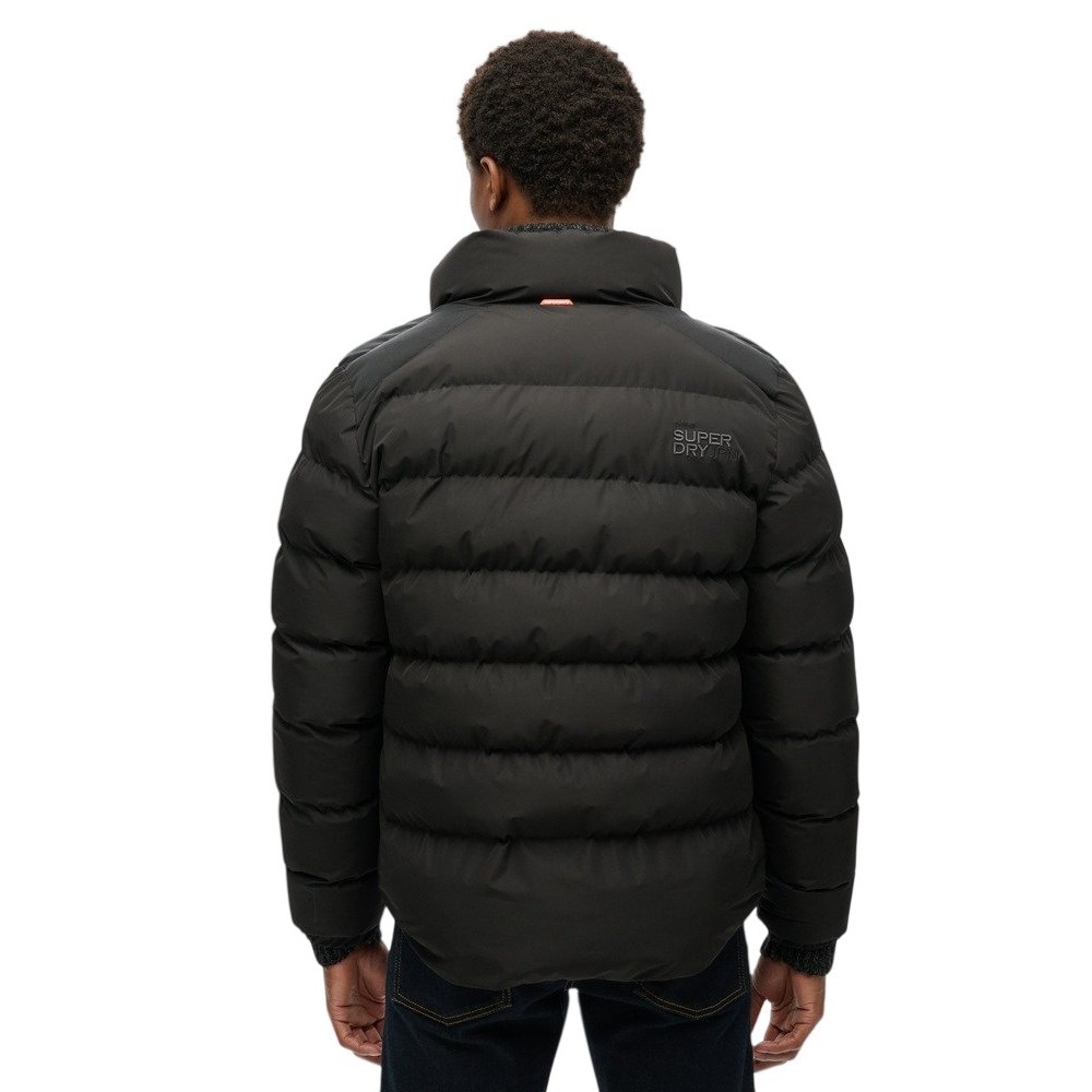 SUPERDRY SDCD SPORTS PUFFER JACKET ΜΠΟΥΦΑΝ ΑΝΔΡΙΚΟ BLACK