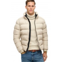 SUPERDRY SDCD SPORTS PUFFER JACKET ΜΠΟΥΦΑΝ ΑΝΔΡΙΚΟ ECRU