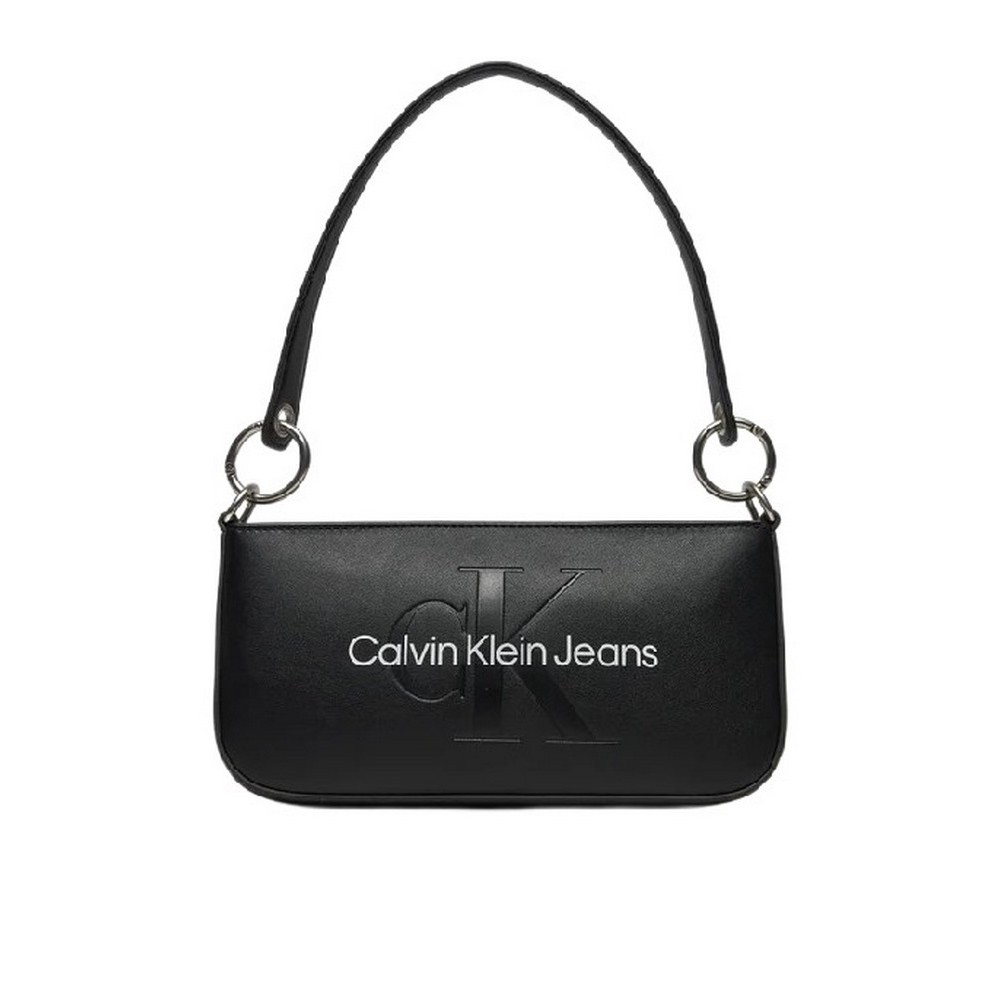 CALVIN KLEIN JEANS SCULPTED SHOULDER POUCH25 MONO ΤΣΑΝΤΑ ΓΥΝΑΙΚΕΙΑ BLACK