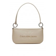 CALVIN KLEIN JEANS SCULPTED SHOULDER ΤΣΑΝΤΑ ΓΥΝΑΙΚΕΙΑ EGGSHELL