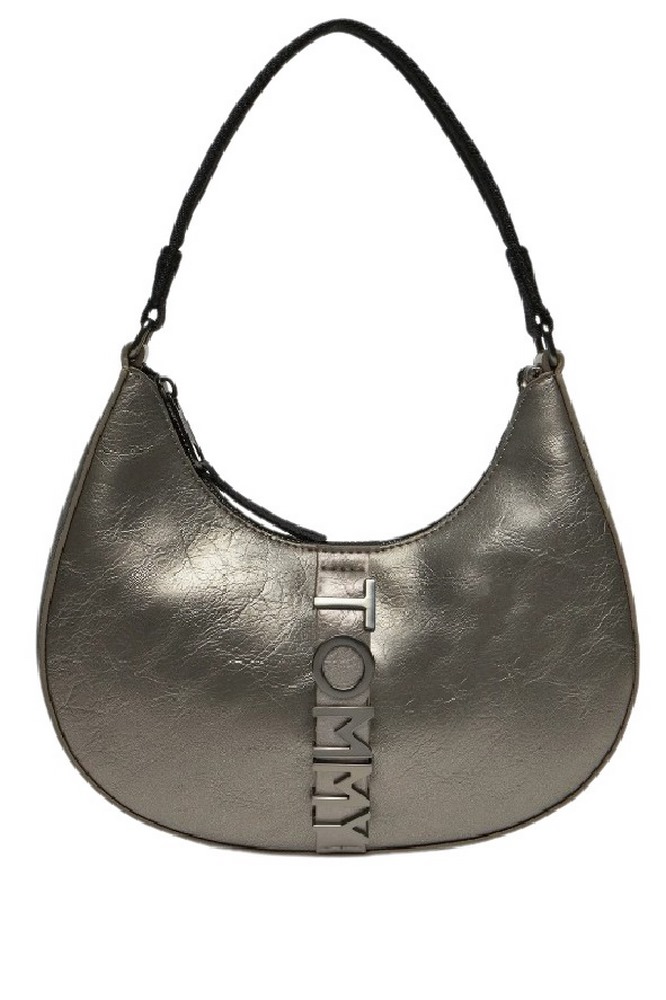 TOMMY JEANS CITY BOLD SHOULDER ΤΣΑΝΤΑ ΓΥΝΑΙΚΕΙΑ SILVER