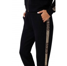 GUESS STUDS LOGO SWEATPANTS ΠΑΝΤΕΛΟΝΙ ΦΟΡΜΑ ΓΥΝΑΙΚΕΙΟ BLACK