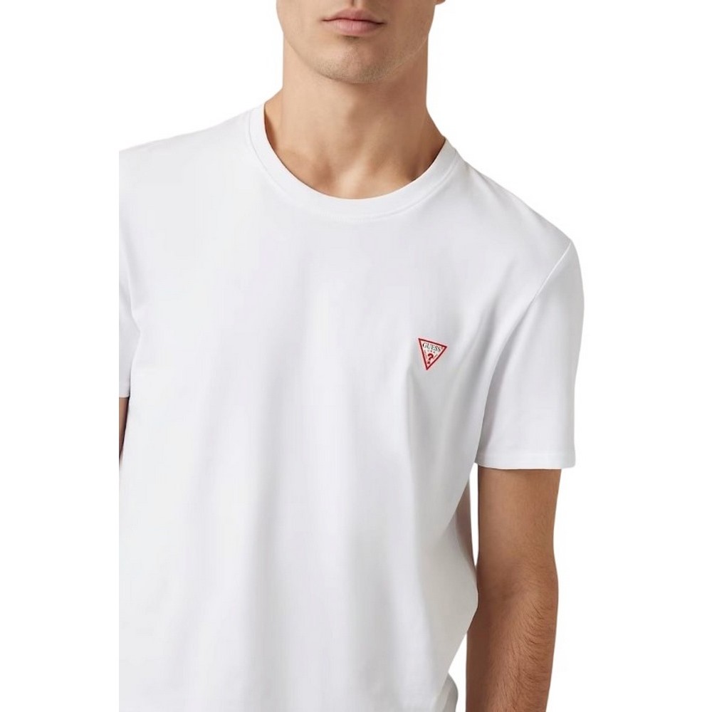 GUESS CORE TEE M2YI24J1314 T-SHIRT ΜΠΛΟΥΖΑ ΑΝΔΡΙΚΗ WHITE