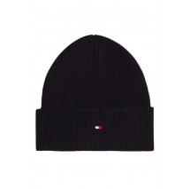 TOMMY HILFIGER ESSENTIAL FLAG BEANIE ΣΚΟΥΦΟΣ ΓΥΝΑΙΚΕΙΟΣ BLACK