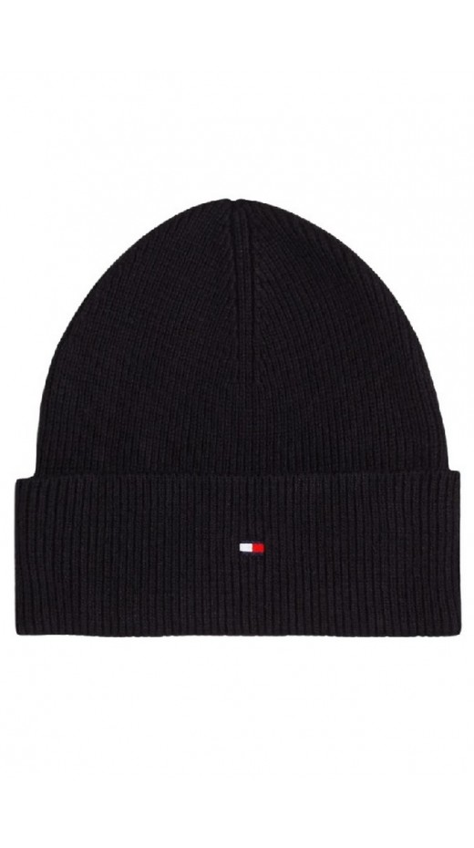 TOMMY HILFIGER ESSENTIAL FLAG BEANIE ΣΚΟΥΦΟΣ ΓΥΝΑΙΚΕΙΟΣ BLACK