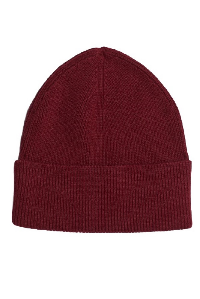 TOMMY HILFIGER ESSENTIAL FLAG BEANIE ΣΚΟΥΦΟΣ ΓΥΝΑΙΚΕΙΟΣ BORDEAUX