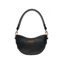 GUESS SARITA TOP ZIP SHOULDER BAG ΤΣΑΝΤΑ ΓΥΝΑΙΚΕΙΑ BLACK