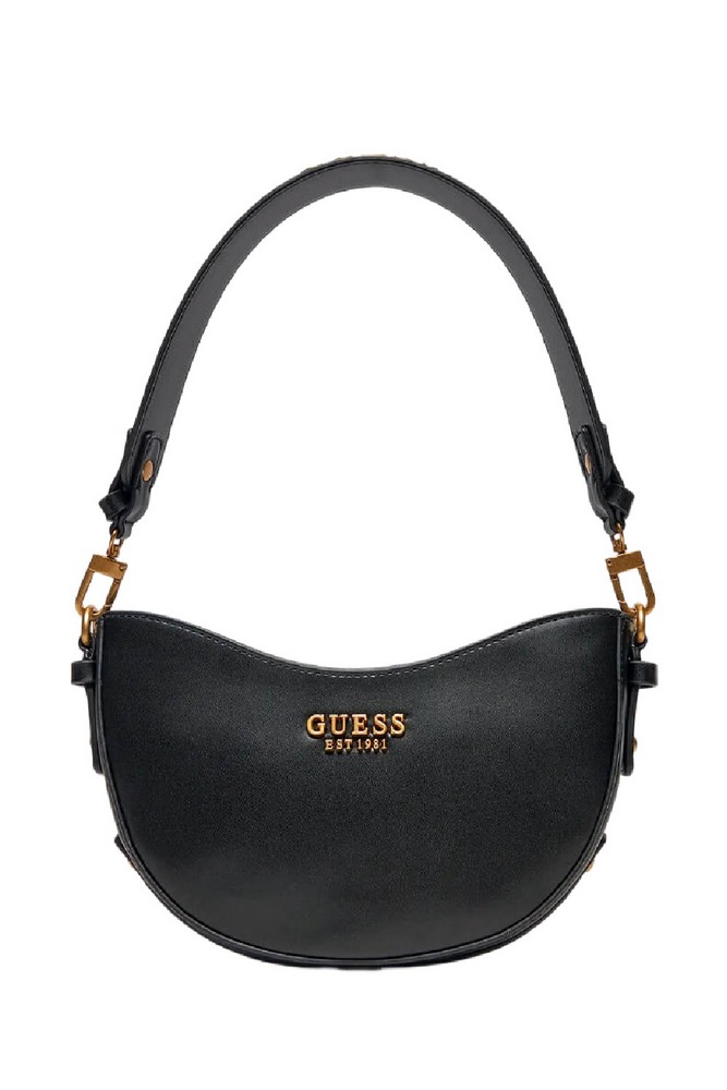 GUESS SARITA TOP ZIP SHOULDER BAG ΤΣΑΝΤΑ ΓΥΝΑΙΚΕΙΑ BLACK