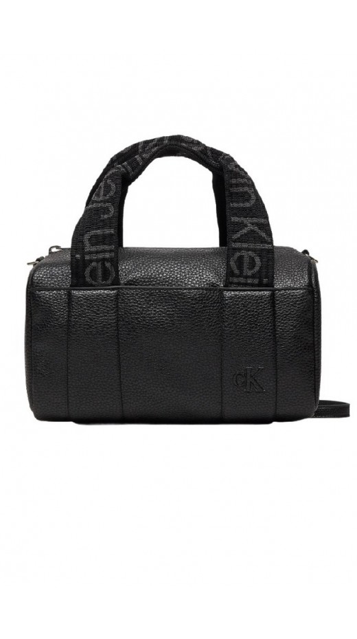 CALVIN KLEIN JEANS ULTRALIGHT SQ BARREL BAG ΤΣΑΝΤΑ ΓΥΝΑΙΚΕΙΑ BLACK