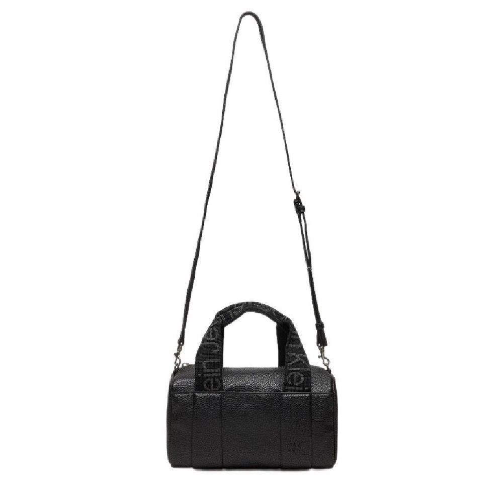 CALVIN KLEIN JEANS ULTRALIGHT SQ BARREL BAG ΤΣΑΝΤΑ ΓΥΝΑΙΚΕΙΑ BLACK