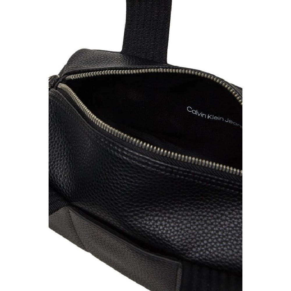 CALVIN KLEIN JEANS ULTRALIGHT SQ BARREL BAG ΤΣΑΝΤΑ ΓΥΝΑΙΚΕΙΑ BLACK