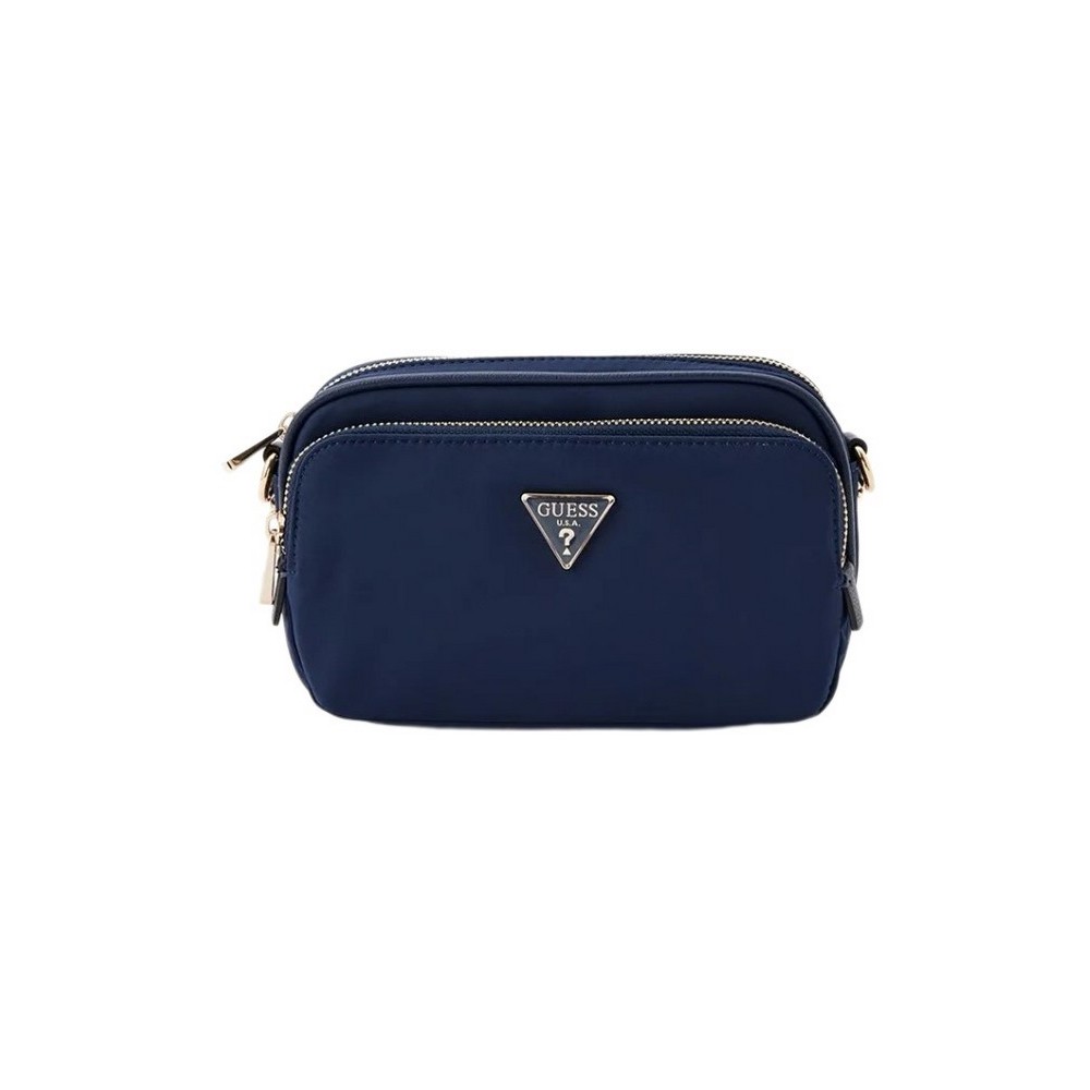 GUESS ECO GEMMA TOTE ECO GEMMA CROSSBODY CAMERA ΤΣΑΝΤΑ ΓΥΝΑΙΚΕΙΑ NAVY