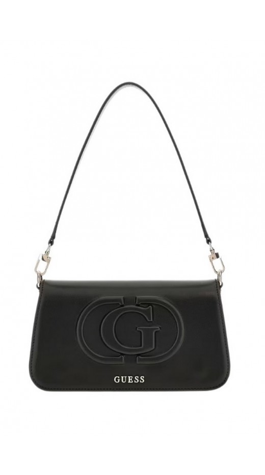 GUESS ECO MIETTA FLAP SHOU ΤΣΑΝΤΑ ΓΥΝΑΙΚΕΙΑ BLACK