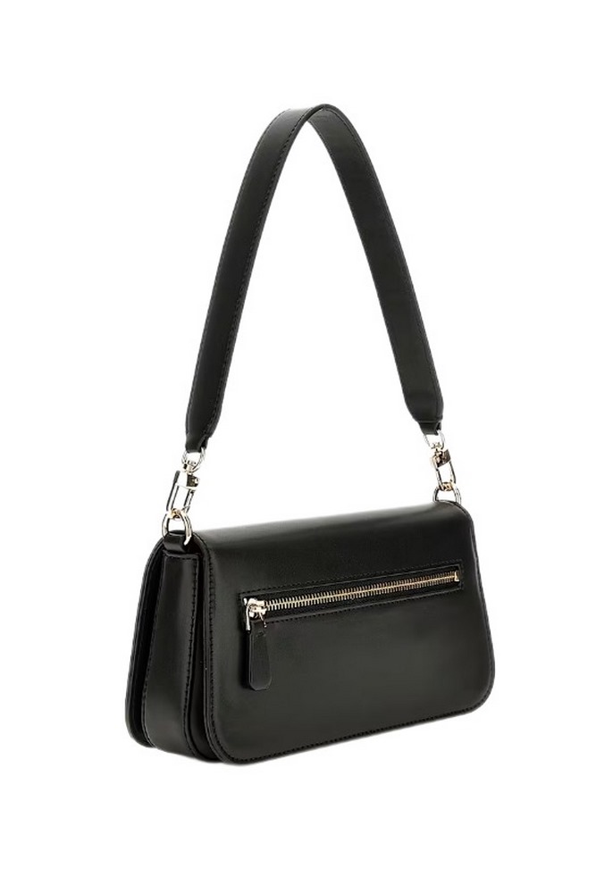 GUESS ECO MIETTA FLAP SHOU ΤΣΑΝΤΑ ΓΥΝΑΙΚΕΙΑ BLACK