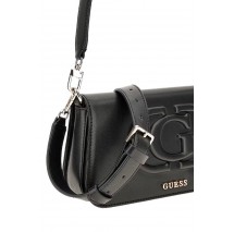 GUESS ECO MIETTA FLAP SHOU ΤΣΑΝΤΑ ΓΥΝΑΙΚΕΙΑ BLACK