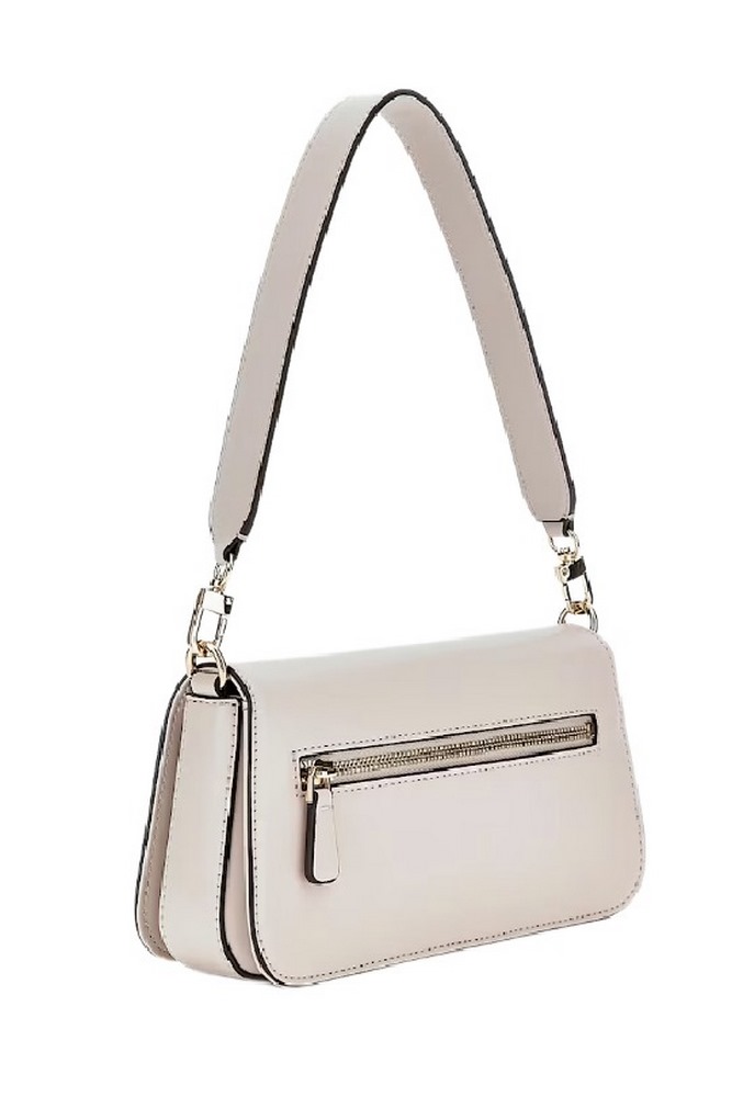 GUESS ECO MIETTA FLAP SHOU ΤΣΑΝΤΑ ΓΥΝΑΙΚΕΙΑ STONE