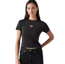 LEVIS GR ESSENTIAL SPORTY TEE A87980024 T-SHIRT ΜΠΛΟΥΖΑ ΓΥΝΑΙΚΕΙΑ BLACK