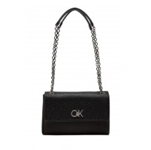 CALVIN KLEIN RE-LOCK CONV SHOULDER BAG MONO ΤΣΑΝΤΑ ΓΥΝΑΙΚΕΙΑ BLACK