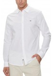 TOMMY JEANS ENTRY SLIM POPLIN SHIRT ΠΟΥΚΑΜΙΣΟ ΑΝΔΡΙΚΟ WHITE