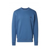 CALVIN KLEIN JEANS CK EMBRO BADGE CREW NECK ΦΟΥΤΕΡ ΜΠΛΟΥΖΑ ΑΝΔΡΙΚΗ BLUE