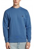 CALVIN KLEIN JEANS CK EMBRO BADGE CREW NECK ΦΟΥΤΕΡ ΜΠΛΟΥΖΑ ΑΝΔΡΙΚΗ BLUE