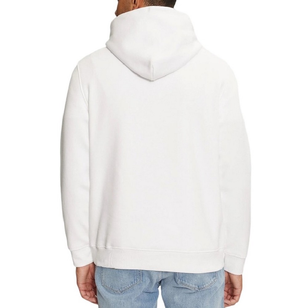 TOMMY JEANS  REG LINEAR GOLD HOOD EXT ΦΟΥΤΕΡ ΑΝΔΡΙΚΟ WHITE