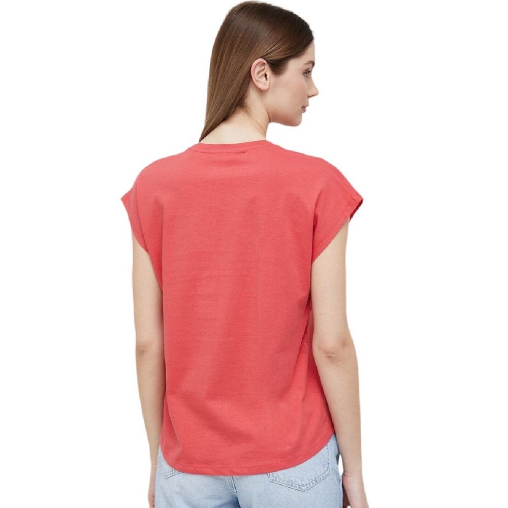 PEPE JEANS BLOOM ΓΥΝΑΙΚΕΙΟ CORAL T-SHIRT