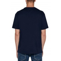 TOMMY HILFIGER REG SIGNATURE TWIST TEE T-SHIRT ΜΠΛΟΥΖΑ ΑΝΔΡΙΚΗ NAVY