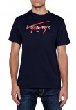 TOMMY HILFIGER REG SIGNATURE TWIST TEE T-SHIRT ΜΠΛΟΥΖΑ ΑΝΔΡΙΚΗ NAVY