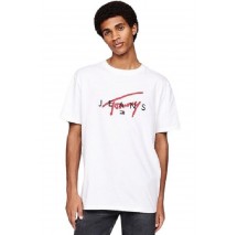 TOMMY HILFIGER REG SIGNATURE TWIST TEE T-SHIRT ΜΠΛΟΥΖΑ ΑΝΔΡΙΚΗ WHITE