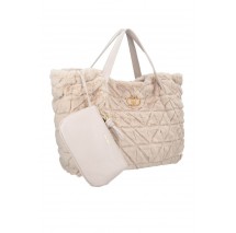 LIU JO CROMITE MIN OF 2 L TOTE AF4313E0305 ΤΣΑΝΤΑ ΓΥΝΑΙΚΕΙΟ BEIGE