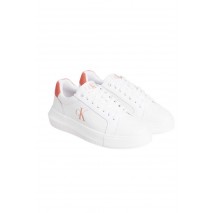 CALVIN KLEIN JEANS CHUNKY CUPSOLE LOW LACEUP LTH ML ΠΑΠΟΥΤΣΙ ΓΥΝΑΙΚΕΙΟ BRIGHT WHITE