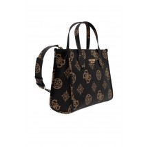 GUESS SILVANA 2 COMP TOTE ΤΣΑΝΤΑ ΓΥΝΑΙΚΕΙΑ MOCHA