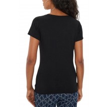 GUESS RN 4G LOGO TEE T-SHIRT ΜΠΛΟΥΖΑ ΓΥΝΑΙΚΕΙΑ BLACK