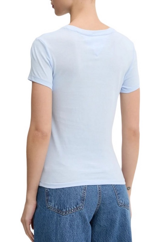 TOMMY JEANS SLIM LINEAR TEE EXT T-SHIRT ΜΠΛΟΥΖΑ ΓΥΝΑΙΚΕΙΑ CIEL