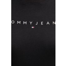 TOMMY JEANS SLIM LINEAR TEE EXT T-SHIRT ΜΠΛΟΥΖΑ ΓΥΝΑΙΚΕΙΑ BLACK