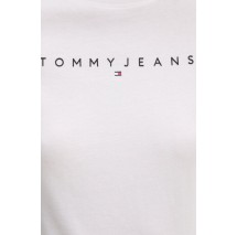 TOMMY JEANS SLIM LINEAR TEE EXT T-SHIRT ΜΠΛΟΥΖΑ ΓΥΝΑΙΚΕΙΑ WHITE