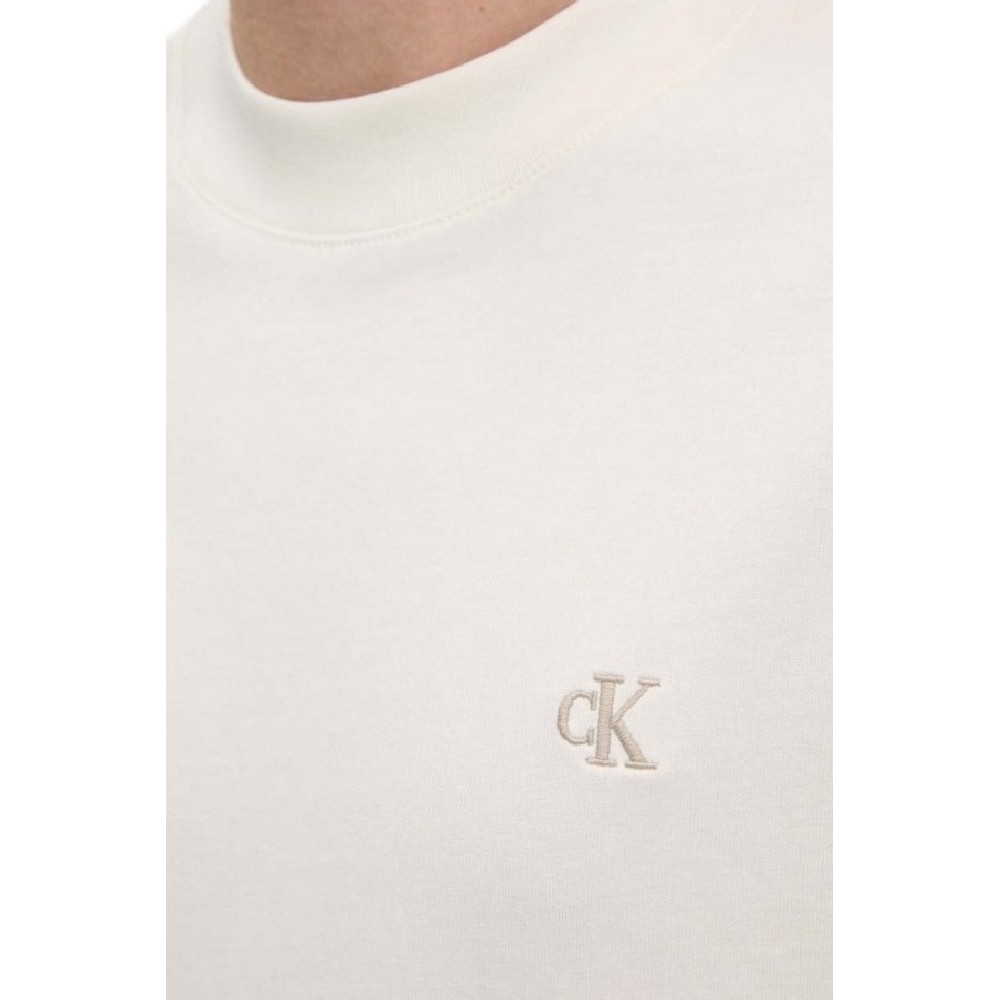 CALVIN KLEIN JEANS HEAVY RELAXED TEE T-SHIRT ΜΠΛΟΥΖΑ ΑΝΔΡΙΚΗ IVORY