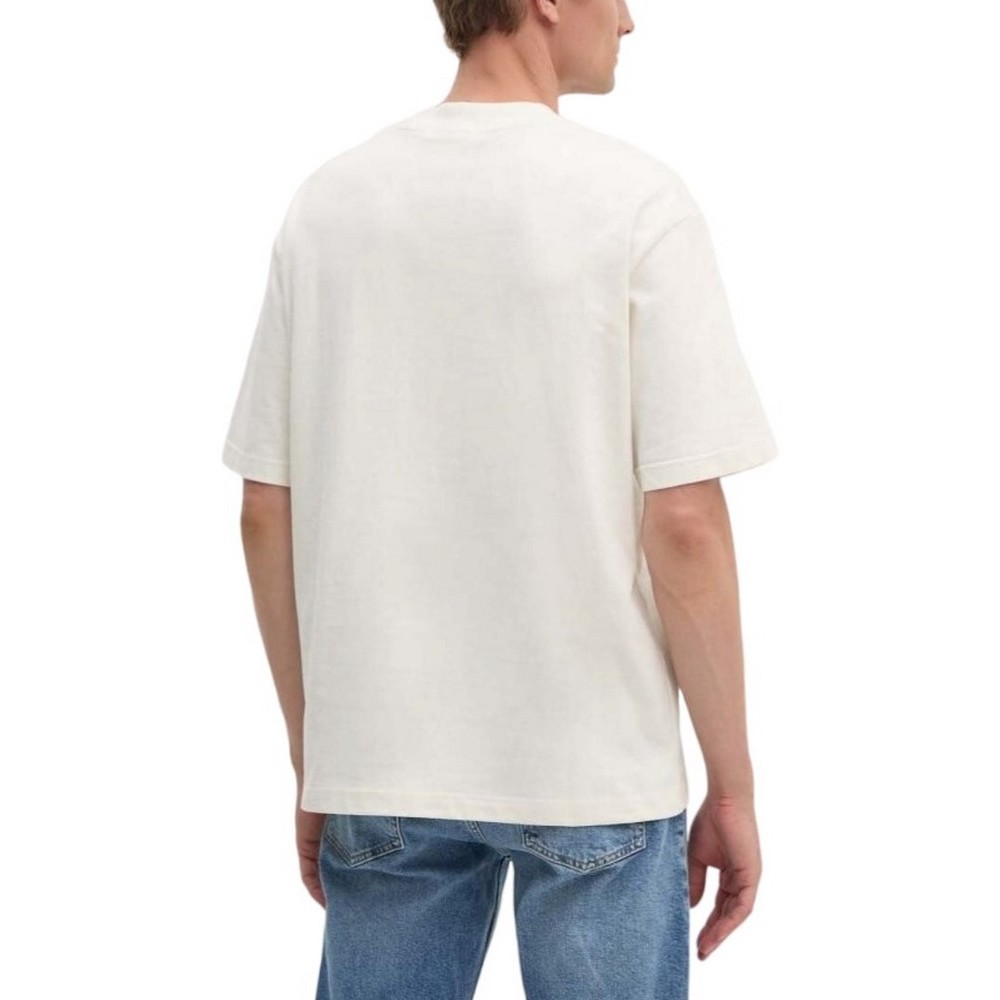 CALVIN KLEIN JEANS HEAVY RELAXED TEE T-SHIRT ΜΠΛΟΥΖΑ ΑΝΔΡΙΚΗ IVORY