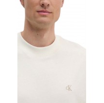 CALVIN KLEIN JEANS HEAVY RELAXED TEE T-SHIRT ΜΠΛΟΥΖΑ ΑΝΔΡΙΚΗ IVORY