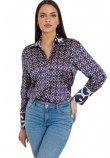 GUESS LS ALEXANDRA SHIRT ΠΟΥΚΑΜΙΣΟ ΓΥΝΑΙΚΕΙΟ MULTI