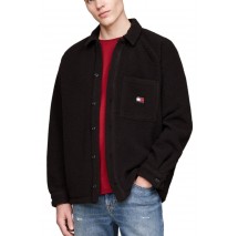 TOMMY JEANS XS BADGE COACH OVERSHIRT ΠΟΥΚΑΜΙΣΟ ΑΝΔΡΙΚΟ BLACK