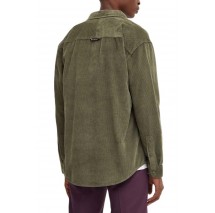 TOMMY JEANS RLX CHNKY CORDUROY SHIRT EXT ΠΟΥΚΑΜΙΣΟ ΑΝΔΡΙΚΟ GREEN