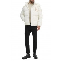 CALVIN KLEIN JEANS ESSENTIALS NON DOWN JACKET ΜΠΟΥΦΑΝ ΑΝΔΡΙΚΟ IVORY